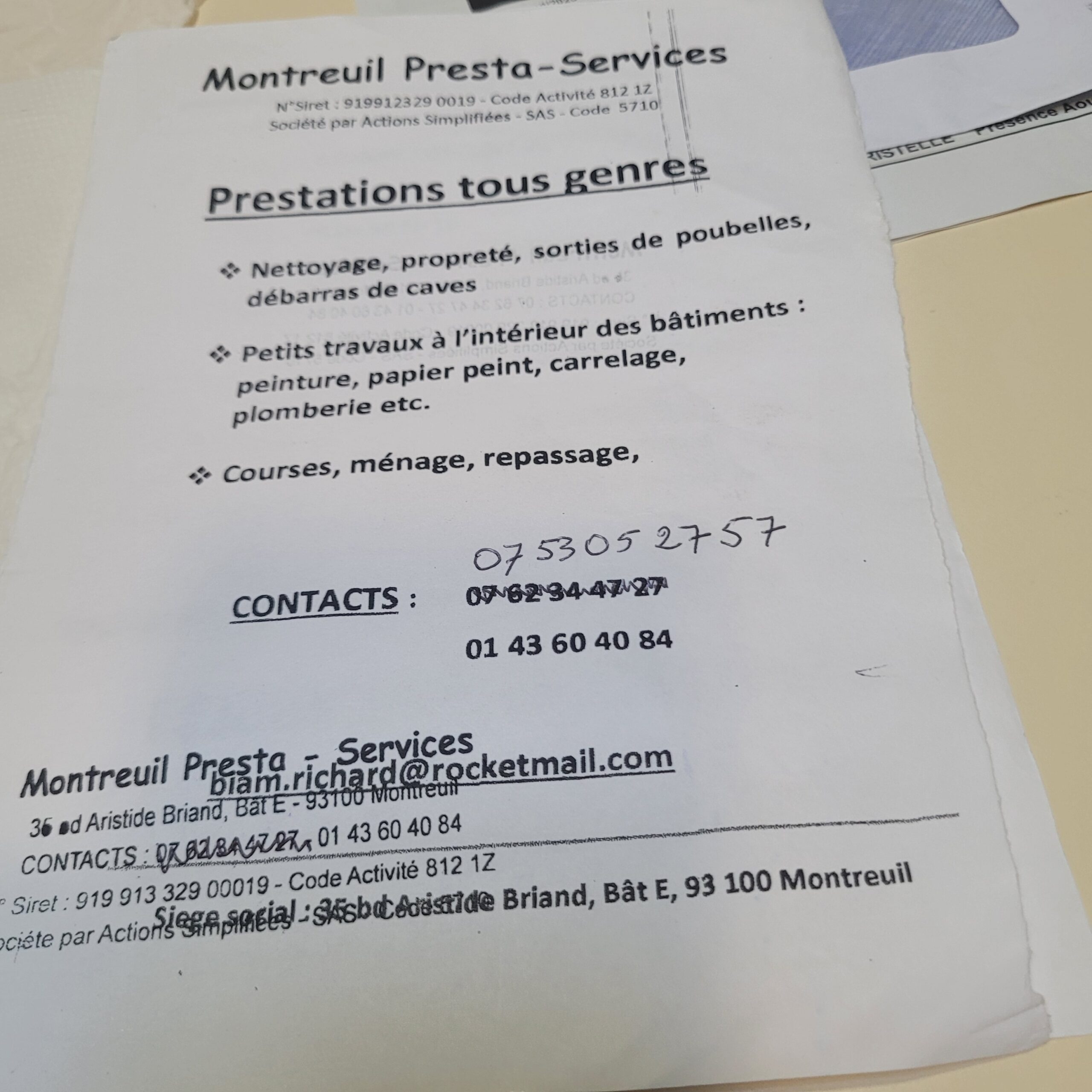 Montreuil Presta-Services